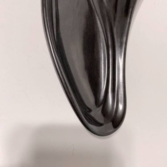 Nambe Earth Metallic Sunset Olive Plate Smooth Stoneware 8.5" x 3.25" x 1" - Picture 5 of 9